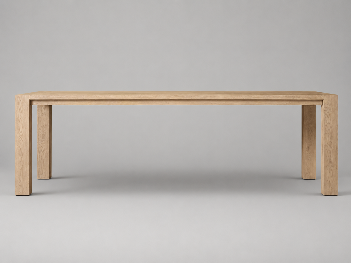 Expandable Solid Oak Dining Table,8-10 seats
