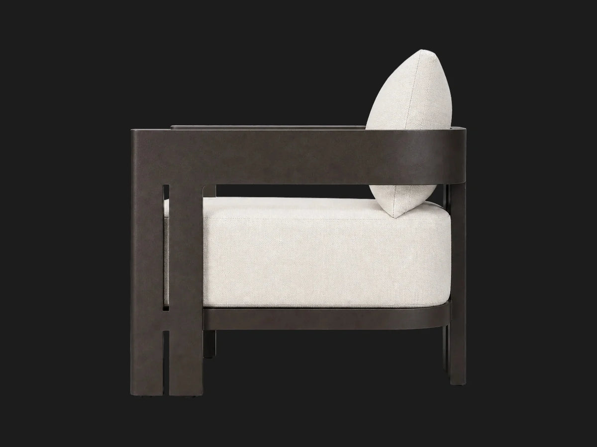 outdoor-chair-aluminum-frame-performance-grade-fabric #Fabric & Color_Performance Linen Weave Flour