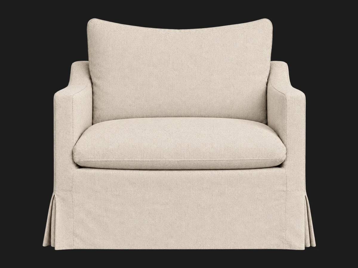 Amelia Chair — Performance Textural Weave Savanna