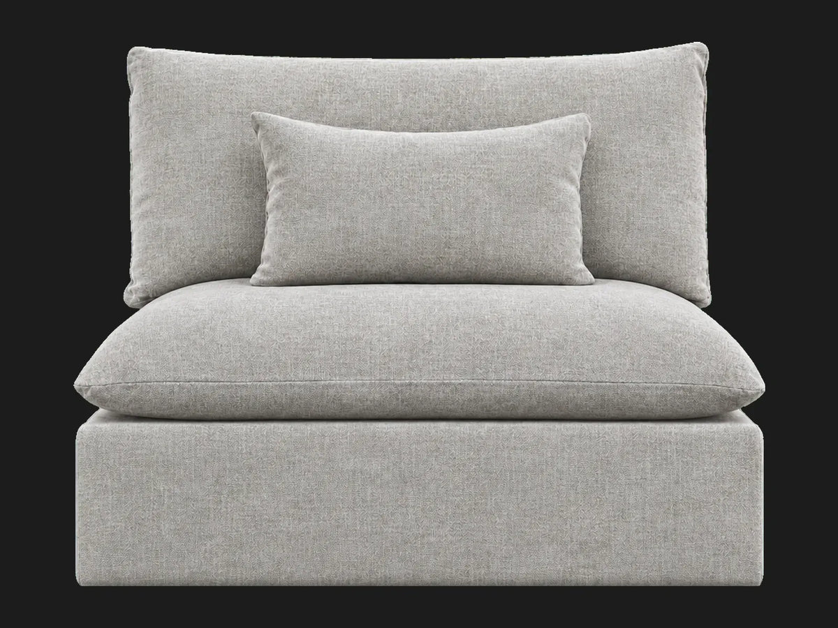 Aria Chair in Heritage Belgian Linen Agate #Fabric & Color_Heritage Belgian Linen Agate