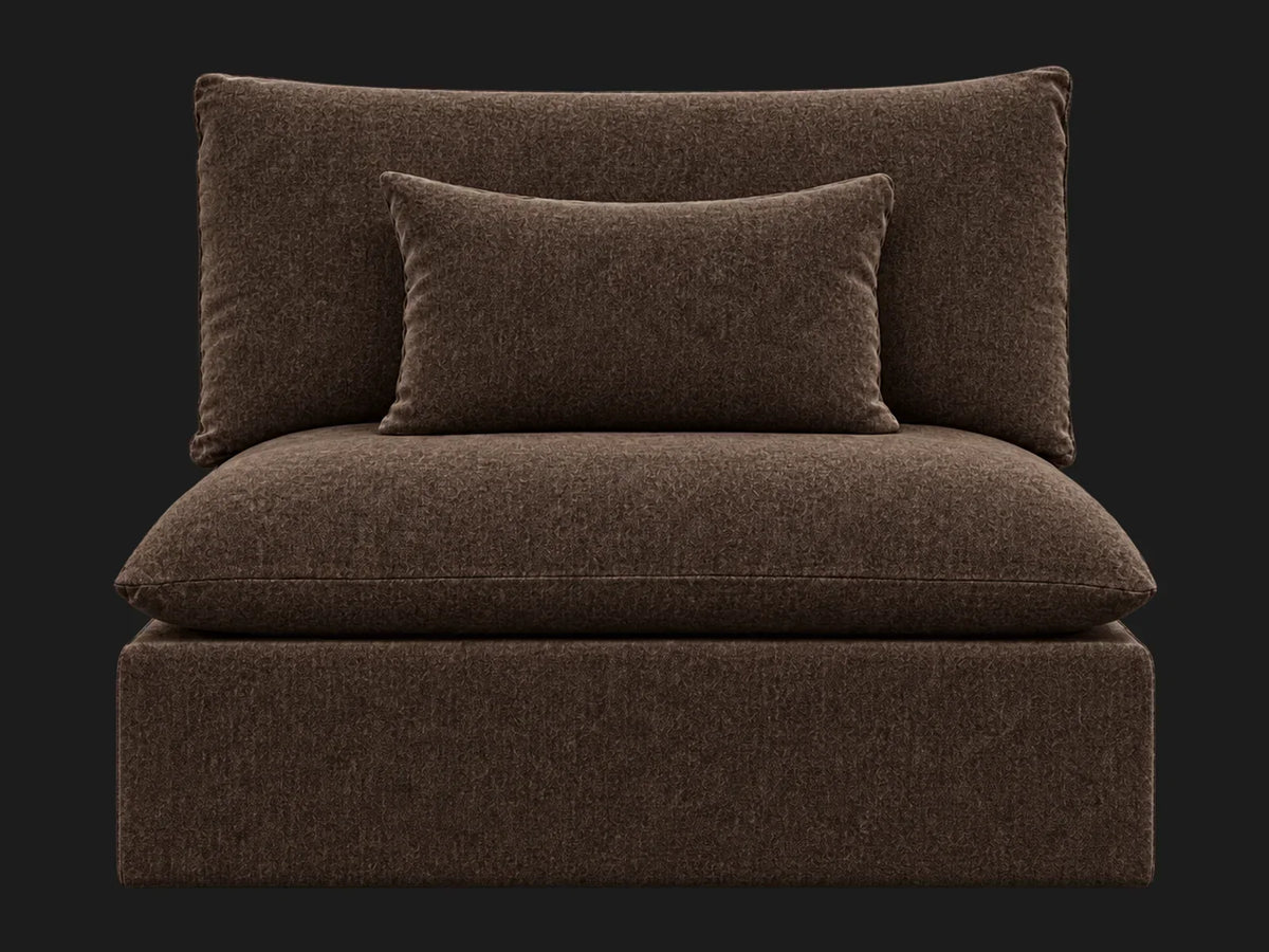Aria Chair in Italian Brushed Wool Cocoa #Fabric & Color_Italian Brushed Wool Cocoa