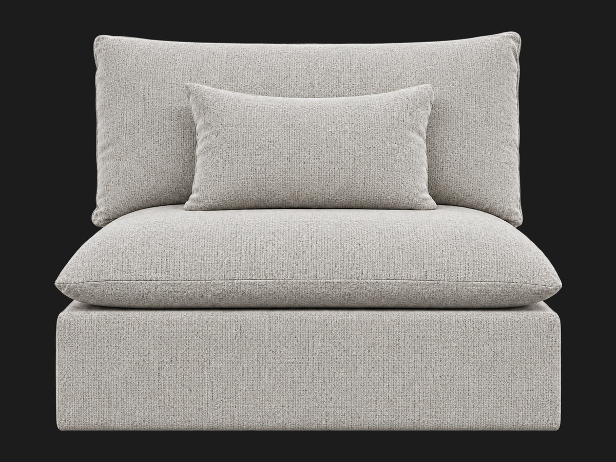 Aria Chair in Performance Textural Weave Breeze #Fabric & Color_Performance Textural Weave Breeze