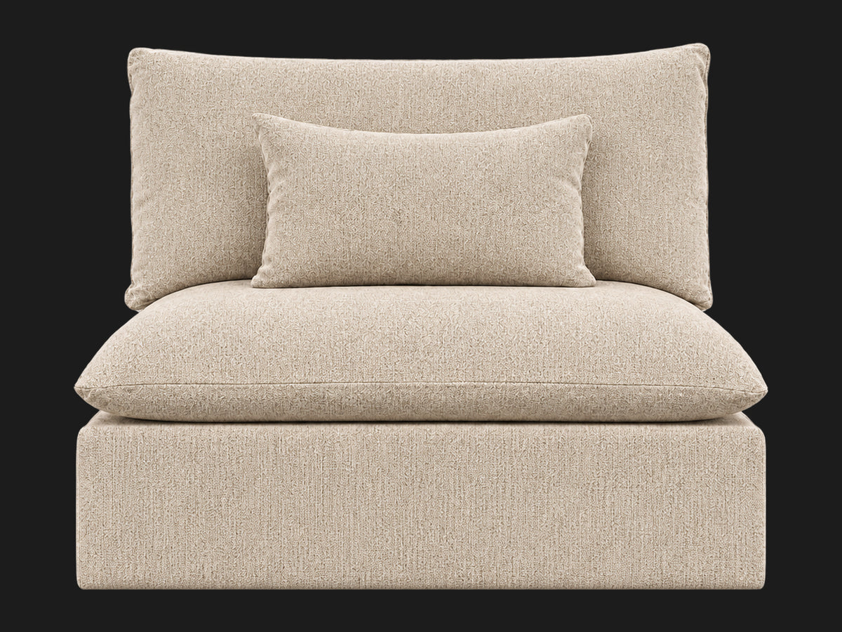 Aria Chair in Performance Textural Weave Savanna