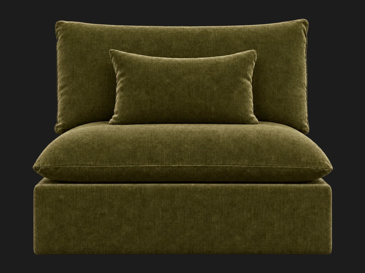 Aria Chair in Performance Velvet Olive #Fabric & Color_Performance Velvet Olive