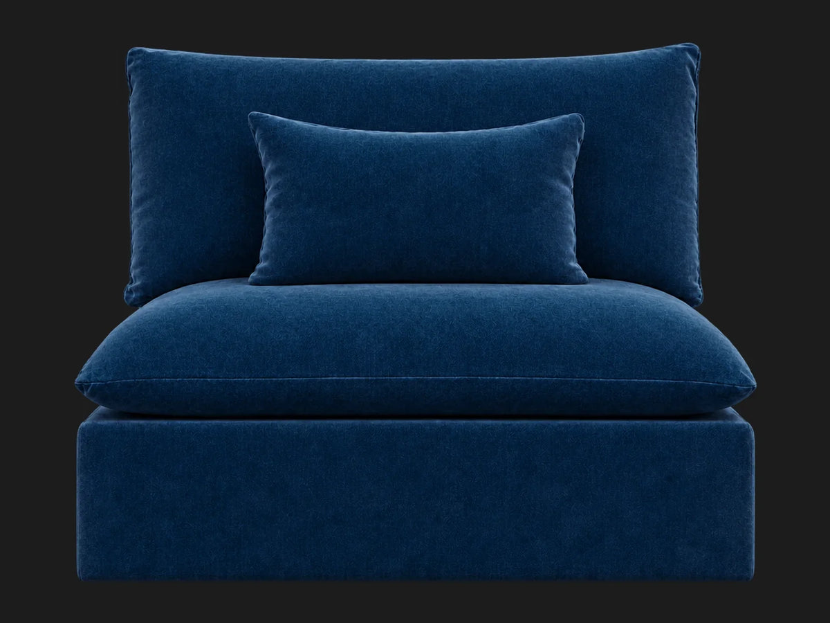 Aria Chair in Performance Velvet Sapphire #Fabric & Color_Performance Velvet Sapphire