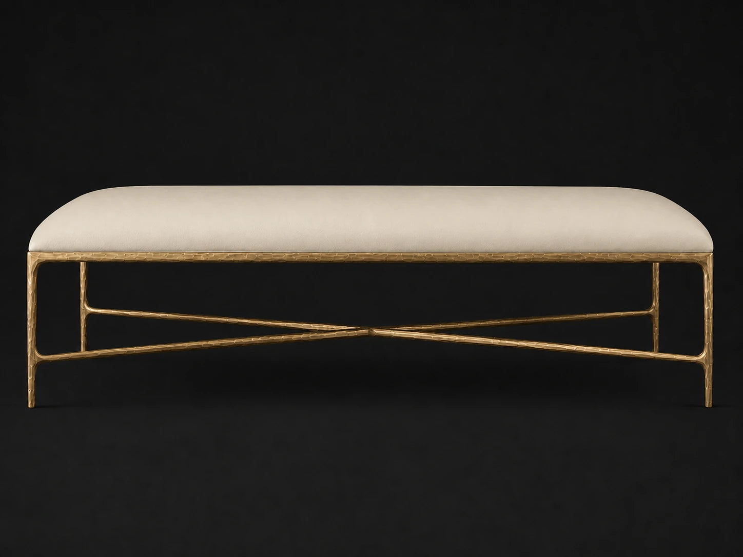 Rectangular Coffee Ottoman, Leather