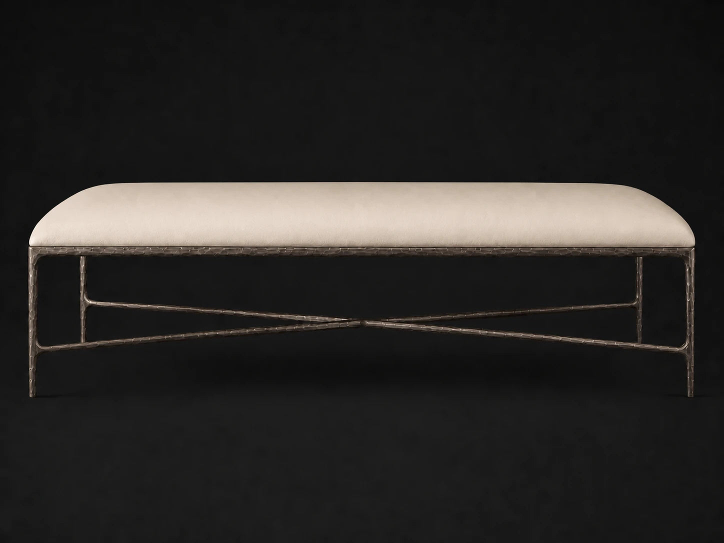 Rectangular Coffee Ottoman, Leather