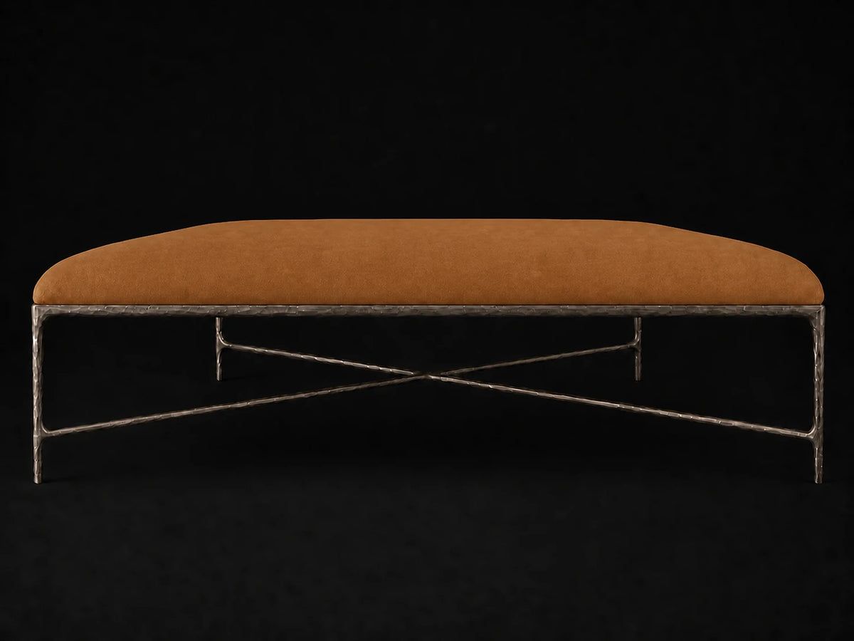 Square Coffee Ottoman, Leather