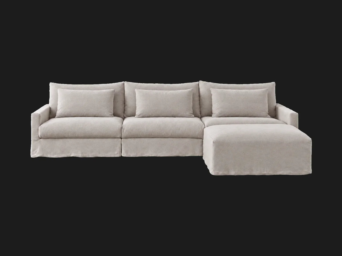 Performance Linen Weave Cloud #Fabric & Color_Performance Linen Weave Cloud