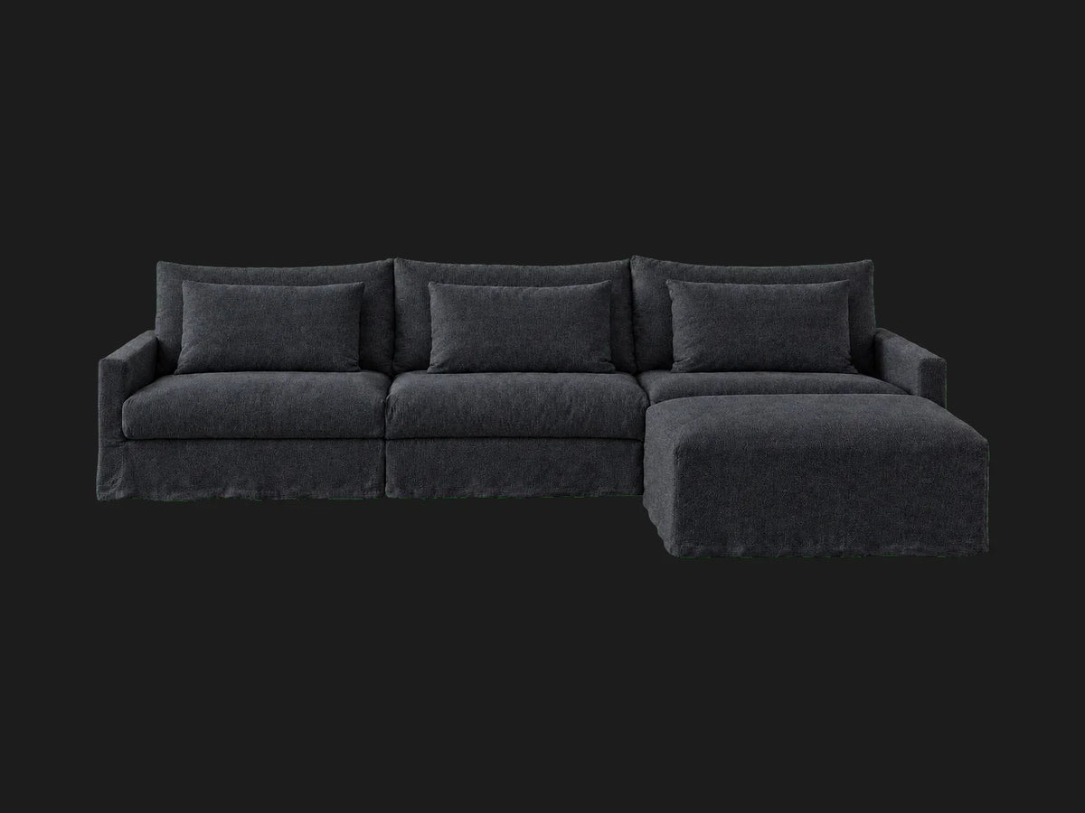 Performance Textural Weave Marina #Fabric & Color_Performance Textural Weave Marina