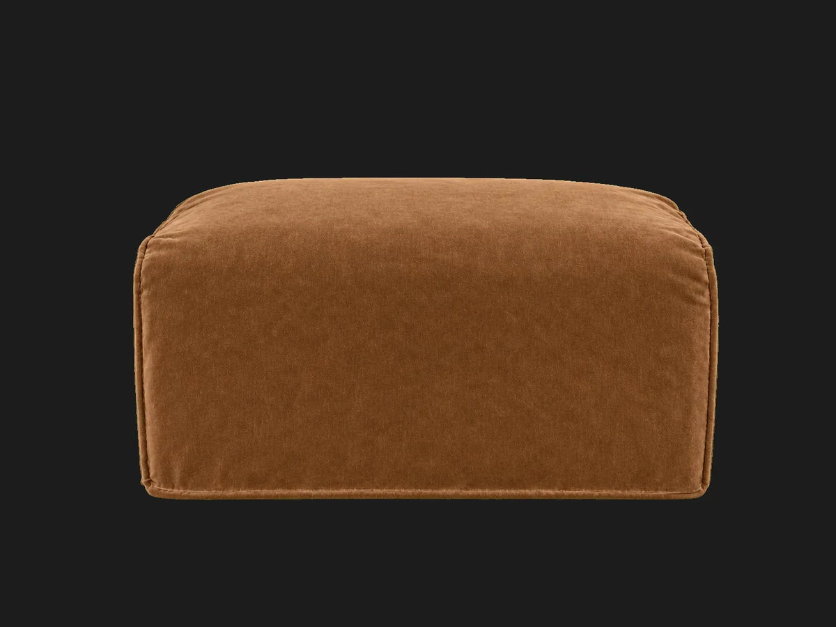 Devyn Ottoman — Performance Velvet Cider