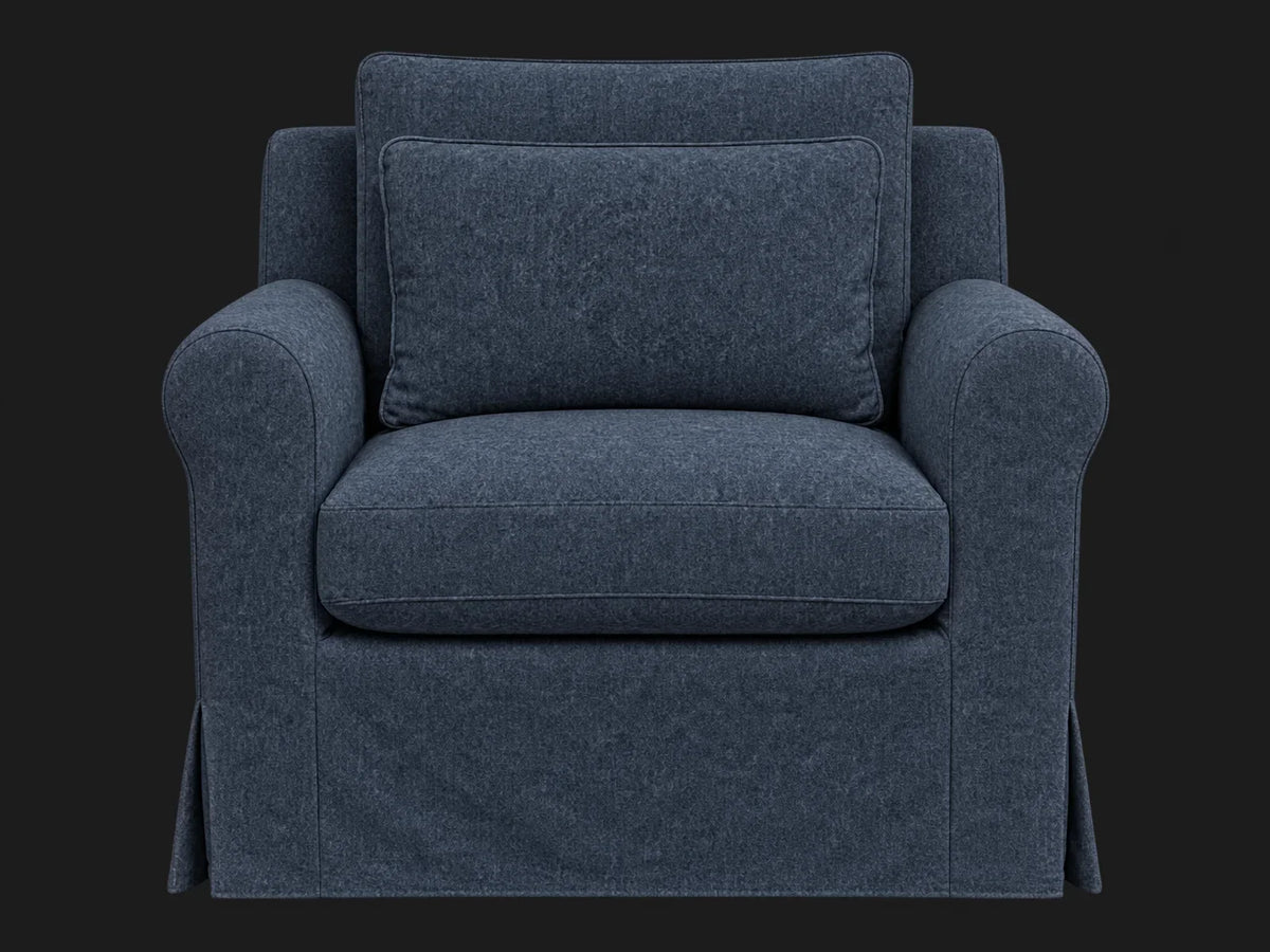 elias-swivel-chair #Fabric & Color_Italian Brushed Wool Harbor