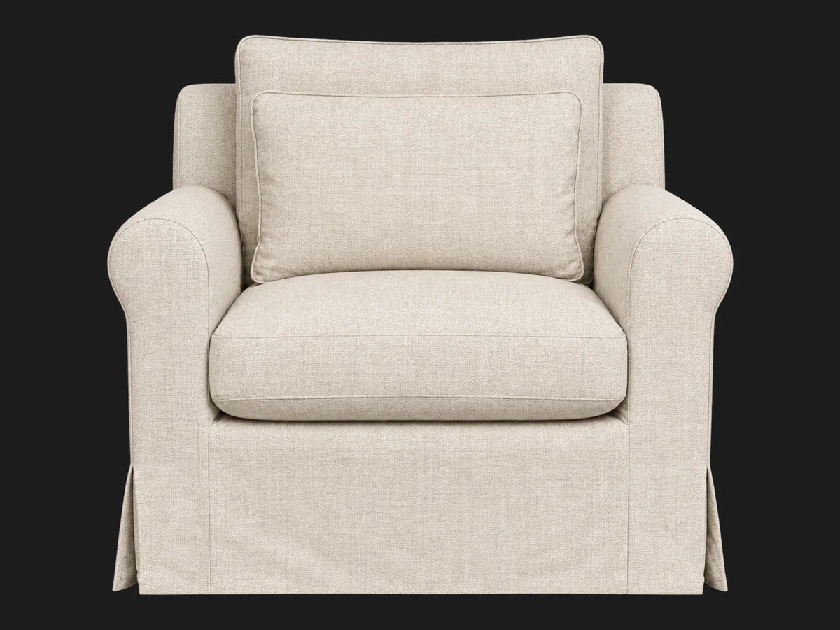 elias-swivel-chair #Fabric & Color_Performance Linen Weave Beige