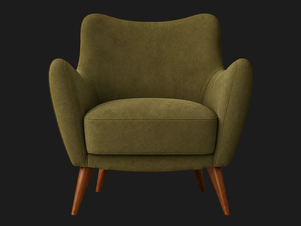 lounge-chairs-nubuck-leather-saddle-teak #Fabric & Color_Nubuck Leather Artichoke