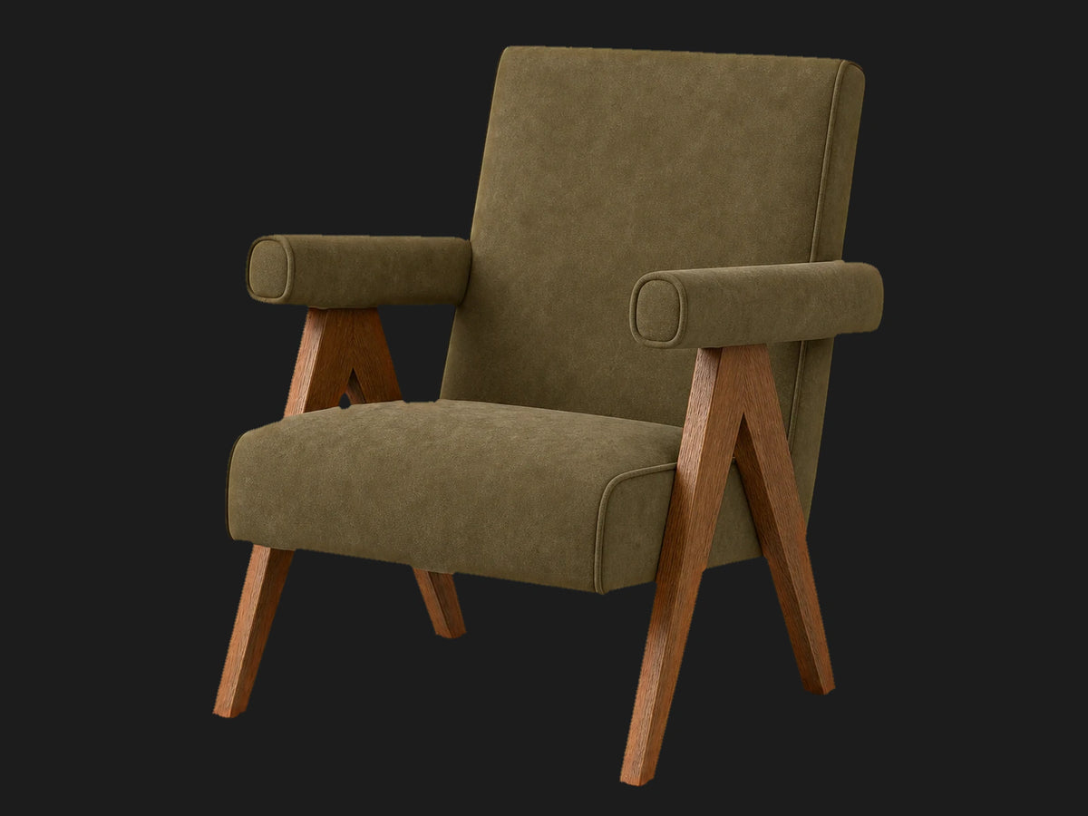 lounge-chairs-nubuck-leather-rye #Fabric & Color_Nubuck Leather Artichoke