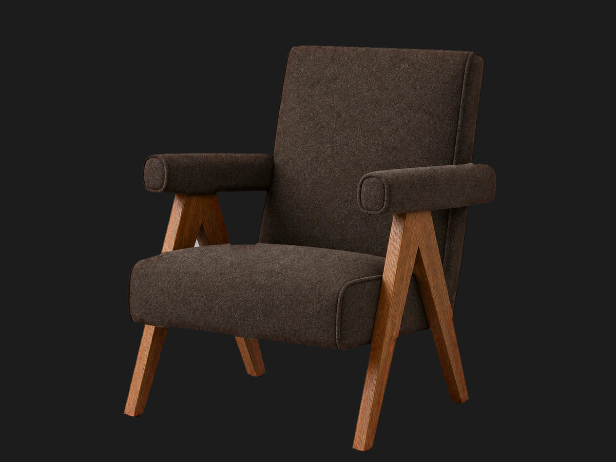 lounge-chairs-nubuck-leather-rye #Fabric & Color_Italian Brushed Wool Cocoa