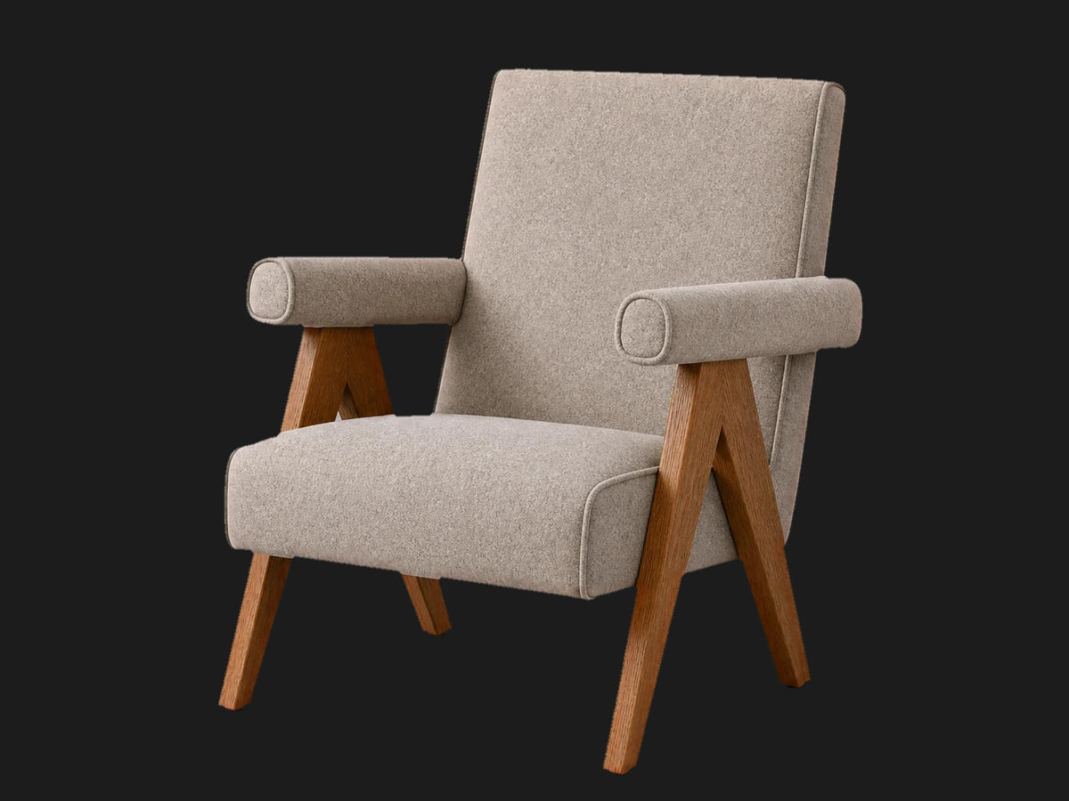 lounge-chairs-nubuck-leather-rye #Fabric & Color_Italian Brushed Wool Fox