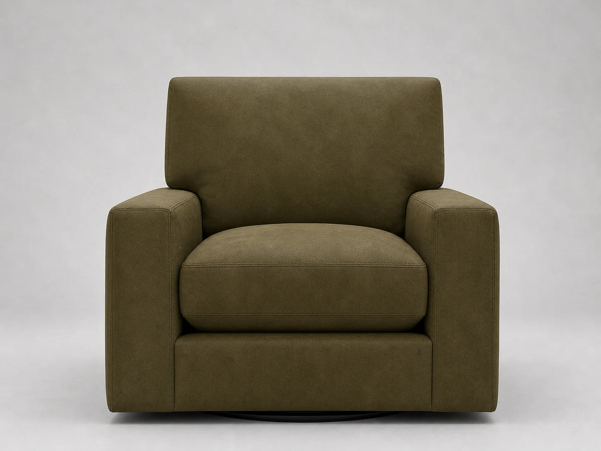 lounge-chairs-pb-comfort-swivel-xl-belgian-linen-agate #Fabric & Color_Nubuck Leather Artichoke