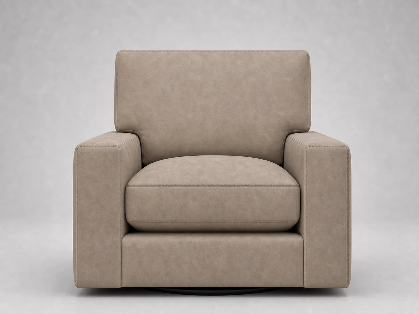 lounge-chairs-pb-comfort-swivel-xl-belgian-linen-agate #Fabric & Color_Nubuck Leather Fawn