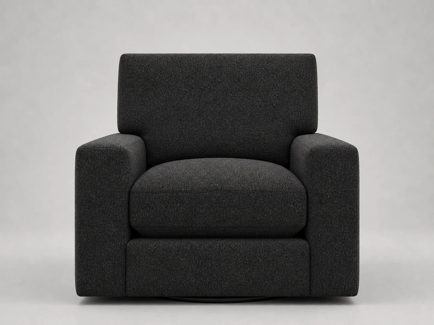lounge-chairs-pb-comfort-swivel-xl-belgian-linen-agate #Fabric & Color_Italian Brushed Wool Pepper