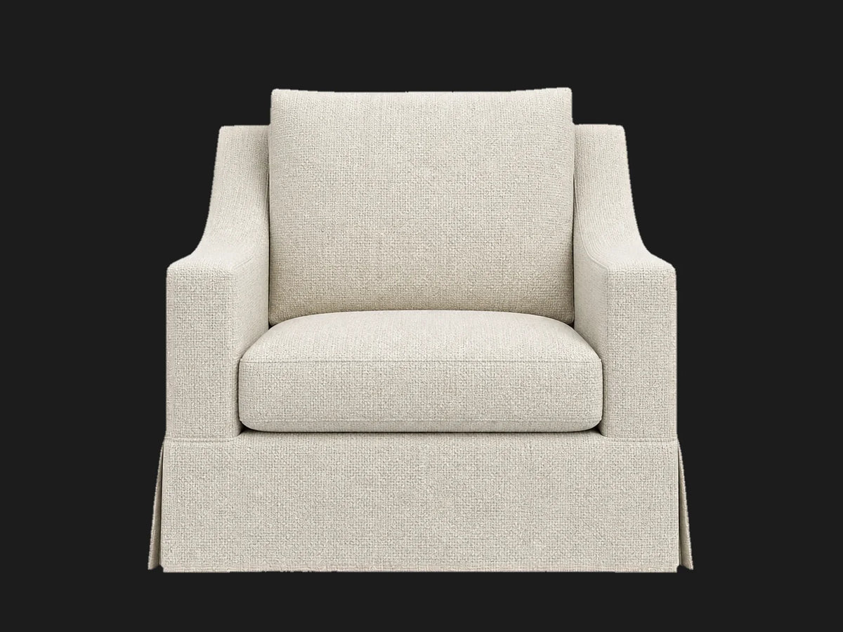 lounge-chairs_york-slope-swivel-linen-weave-pure-white #Fabric & Color_Heritage Belgian Linen Alder
