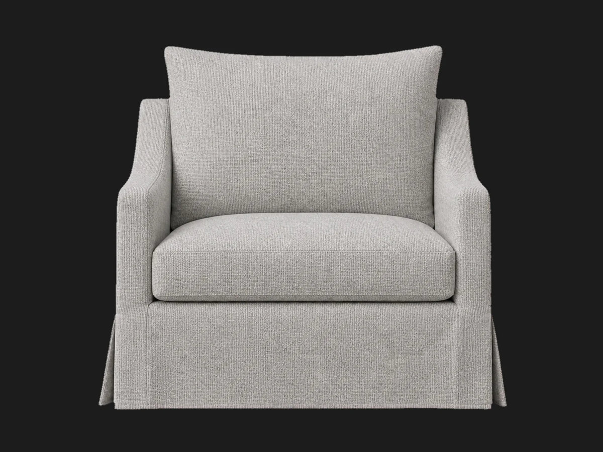 lounge-chairs_york-slope-swivel-linen-weave-pure-white #Fabric & Color_Italian Brushed Wool Moon