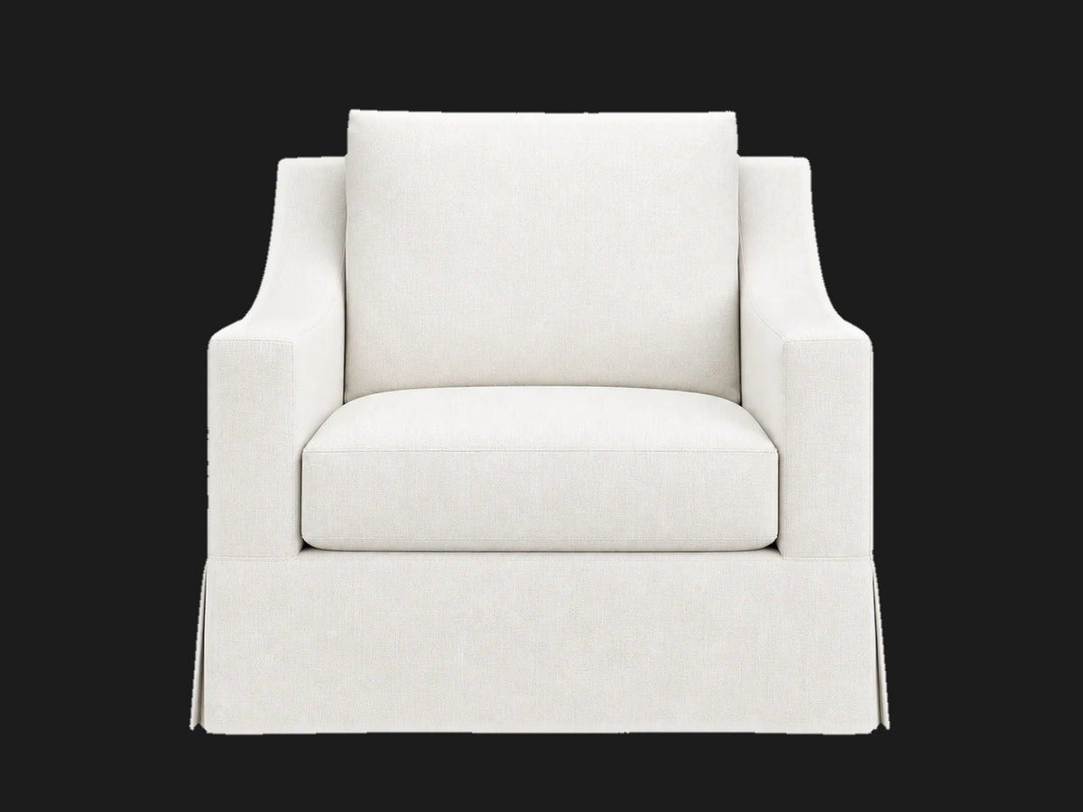 lounge-chairs_york-slope-swivel-linen-weave-pure-white #Fabric & Color_Performance Linen Weave Pure White