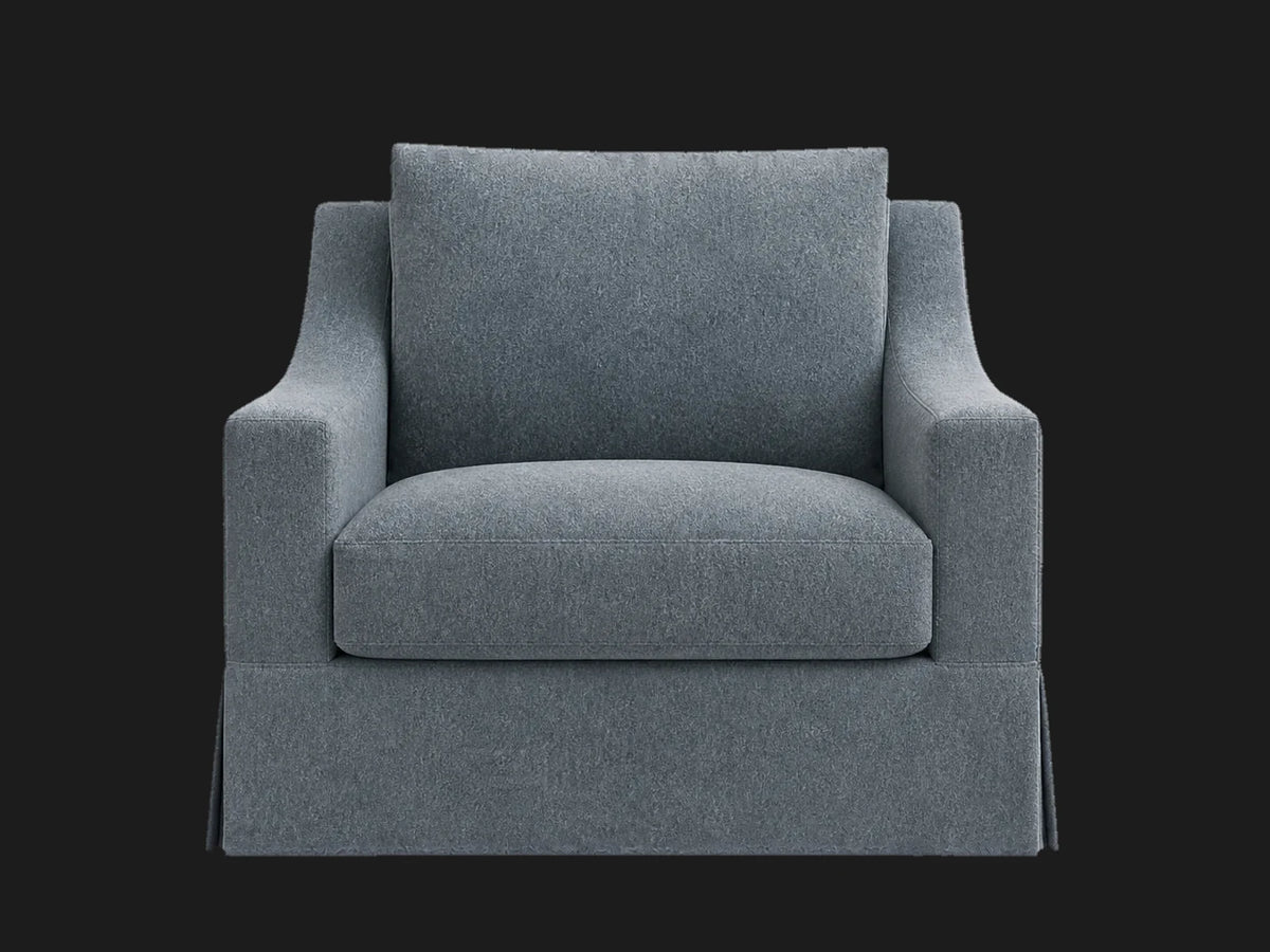 lounge-chairs_york-slope-swivel-linen-weave-pure-white #Fabric & Color_Mohair Slate Blue
