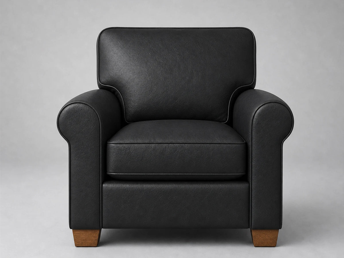 lounge chairs-buchanan-leather-costa-nutmeg #Fabric & Color_Costa Leather Jet