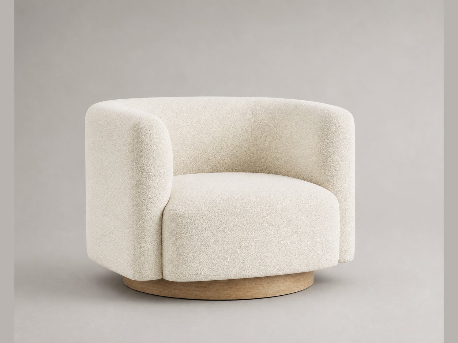 lounge chair-cole-swivel-wool-vanilla