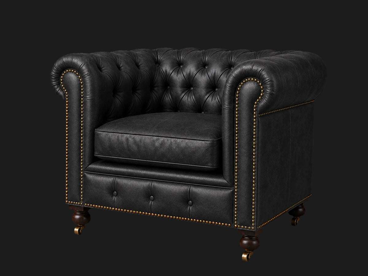lounge-chairs-costa-leather-jet #Fabric & Color_Top Grain Aniline Leather Black