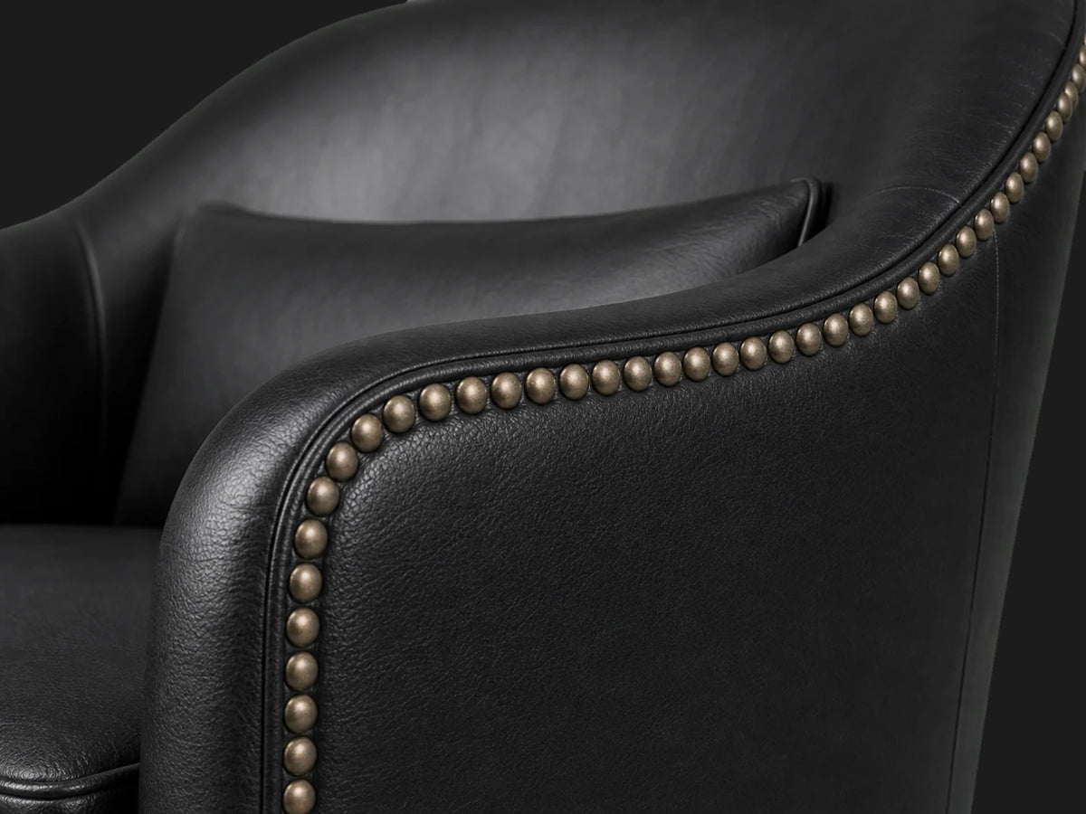 prod2702072 lounge chair material detail in Costa Leather Jet and Walnut Vintage