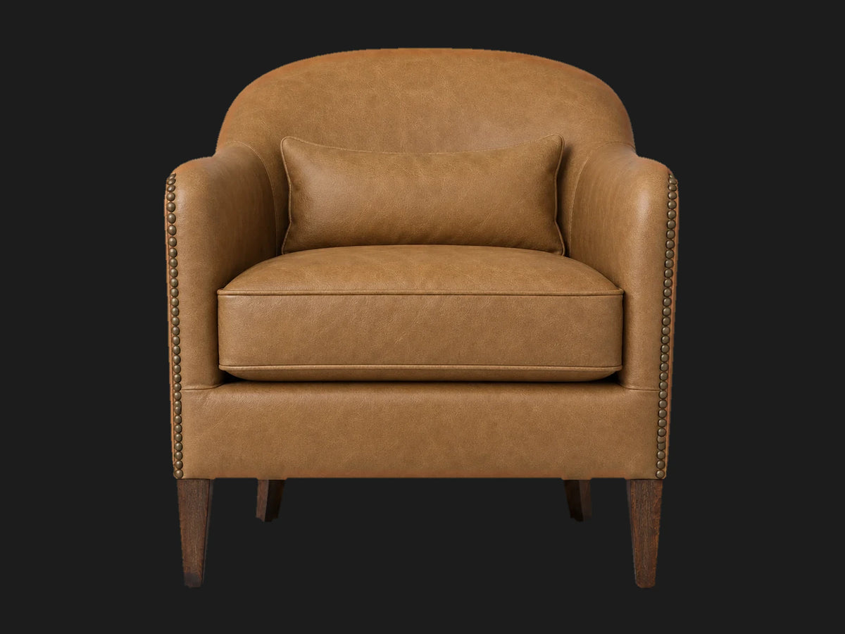 lounge-chairs-aniline-leather-black-walnut-vintage #Fabric & Color_Costa Leather Nutmeg