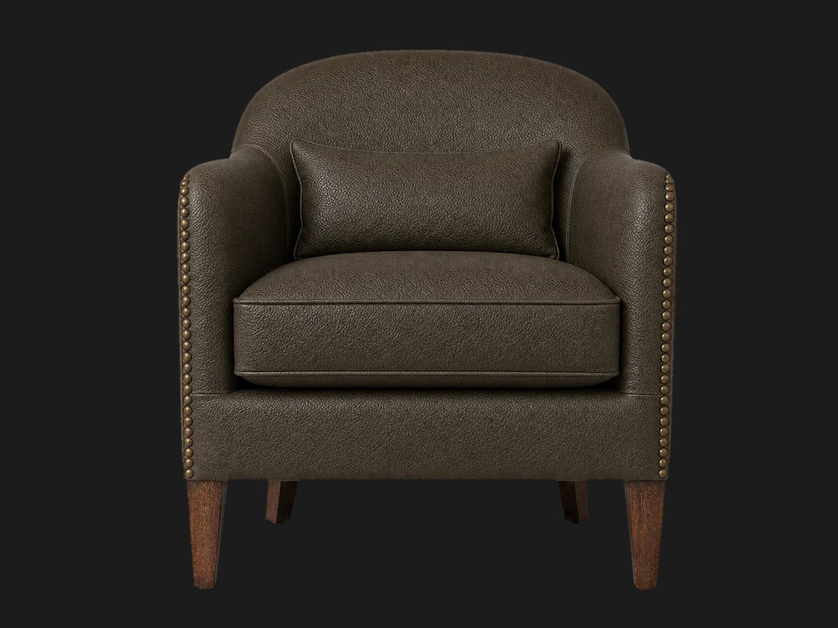 lounge-chairs-aniline-leather-black-walnut-vintage #Fabric & Color_Pebbled Leather Truffle