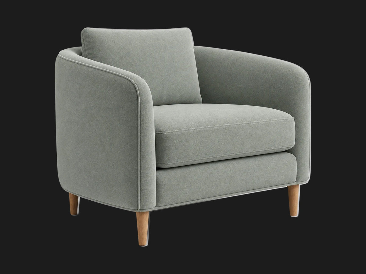lounge-chairs_remmy-chair_wool-moon #Fabric & Color_Performance Velvet Seafoam