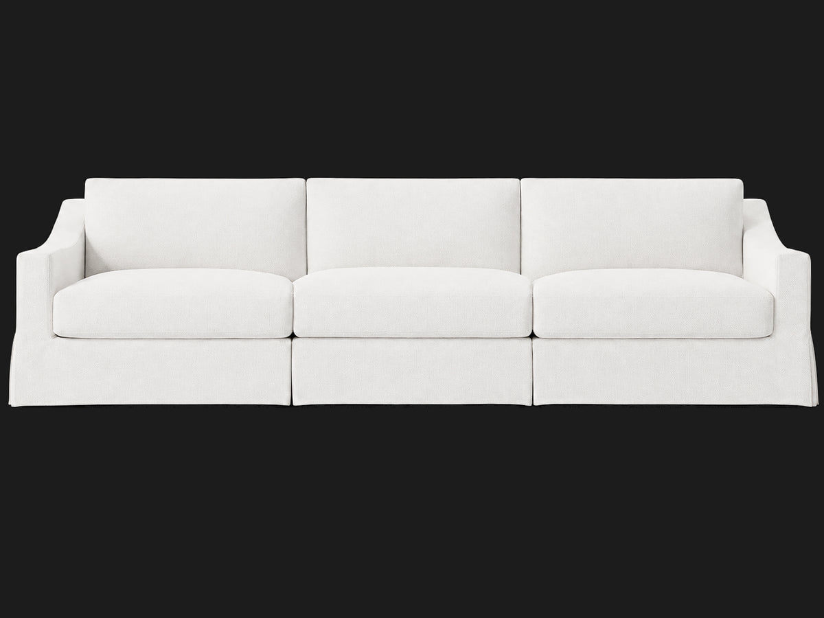 #Fabric & Color_Performance Linen Weave Pure White