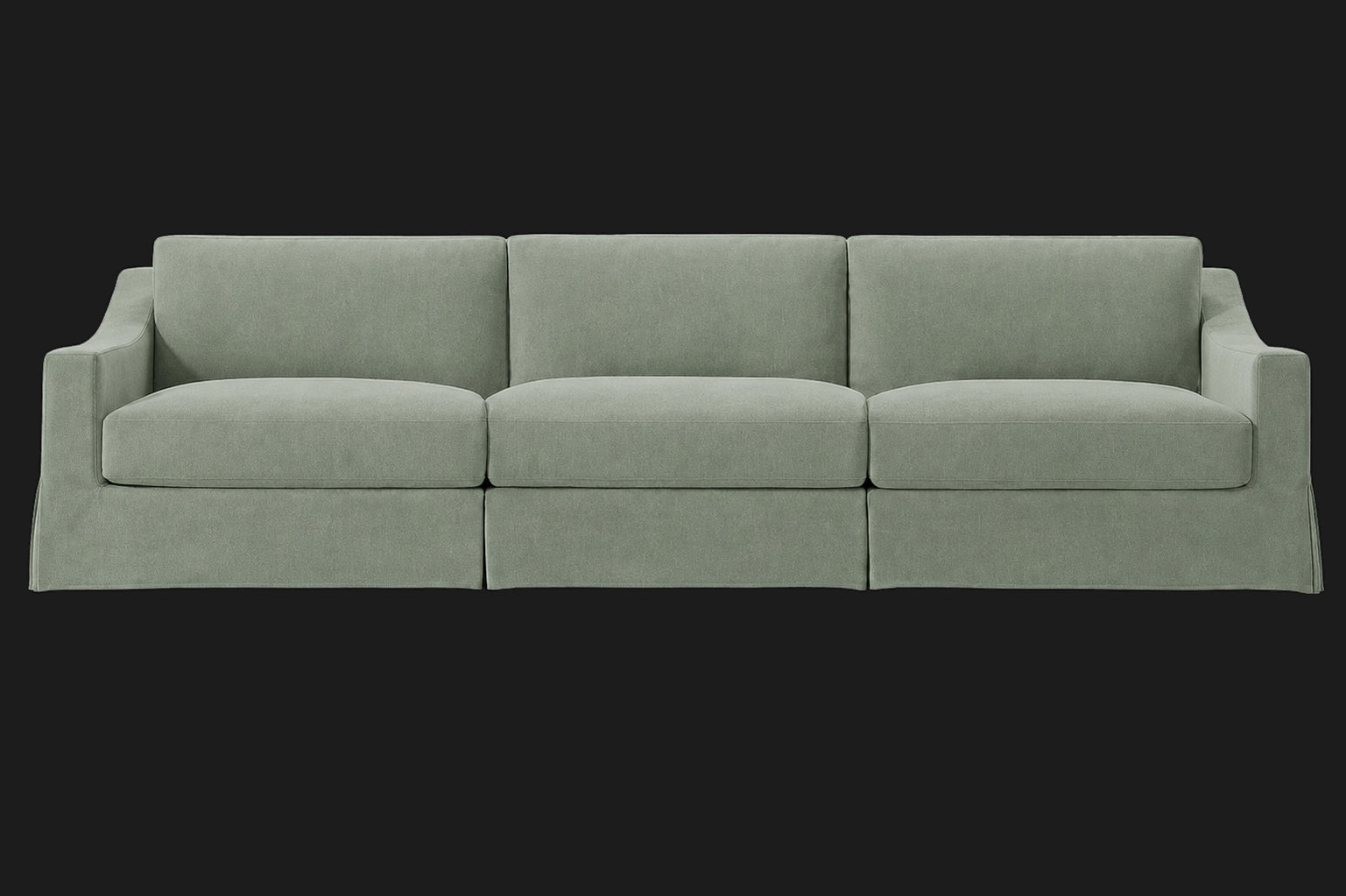 #Fabric & Color_Performance Velvet Seafoam