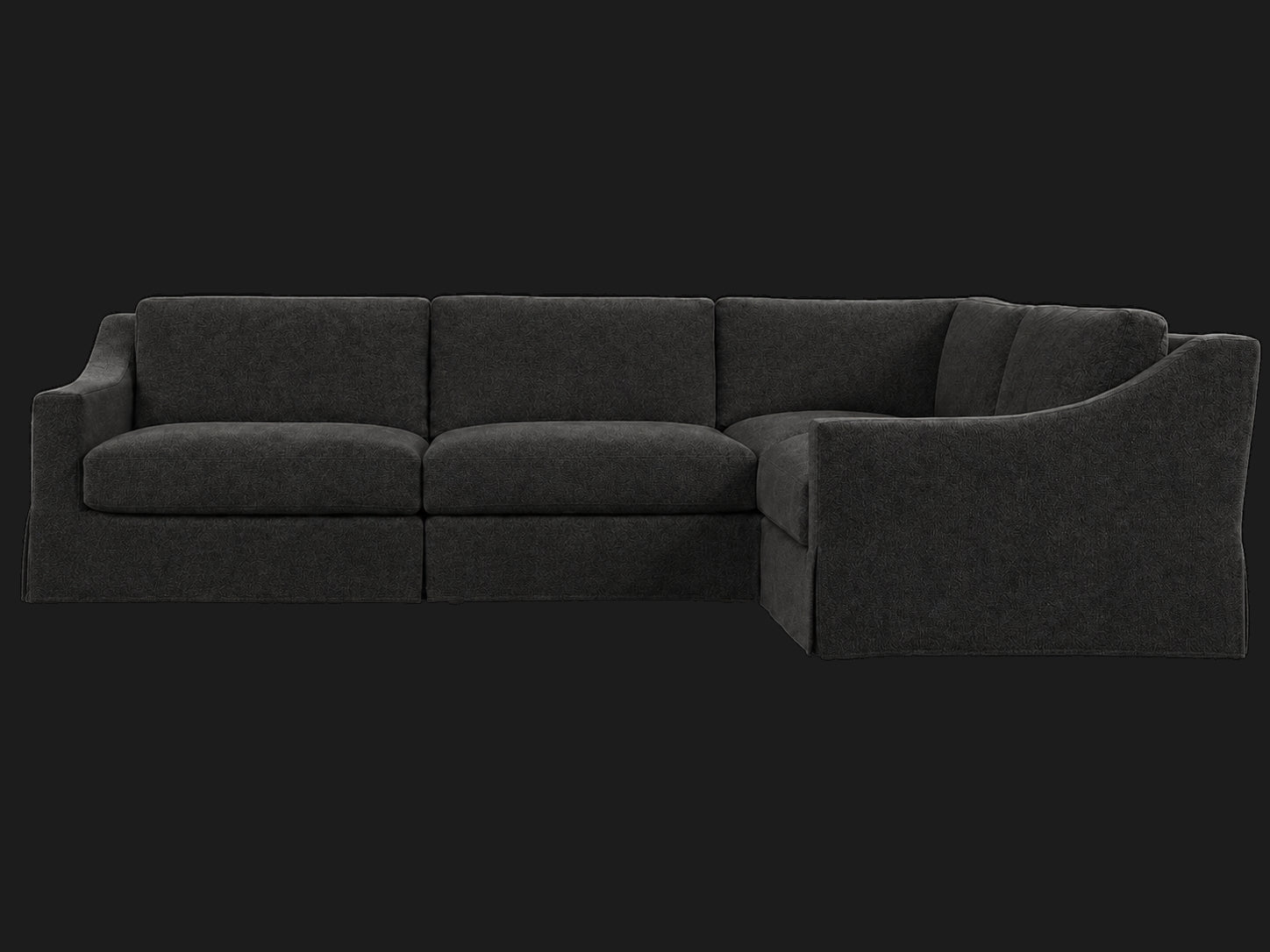#Fabric & Color_Italian Brushed Wool Pepper