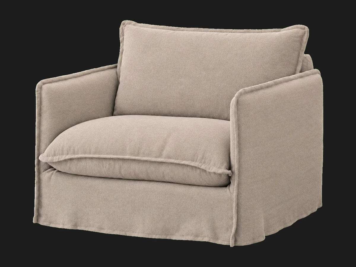 Neva Chair #Fabric & Color_Italian Brushed Wool Fox