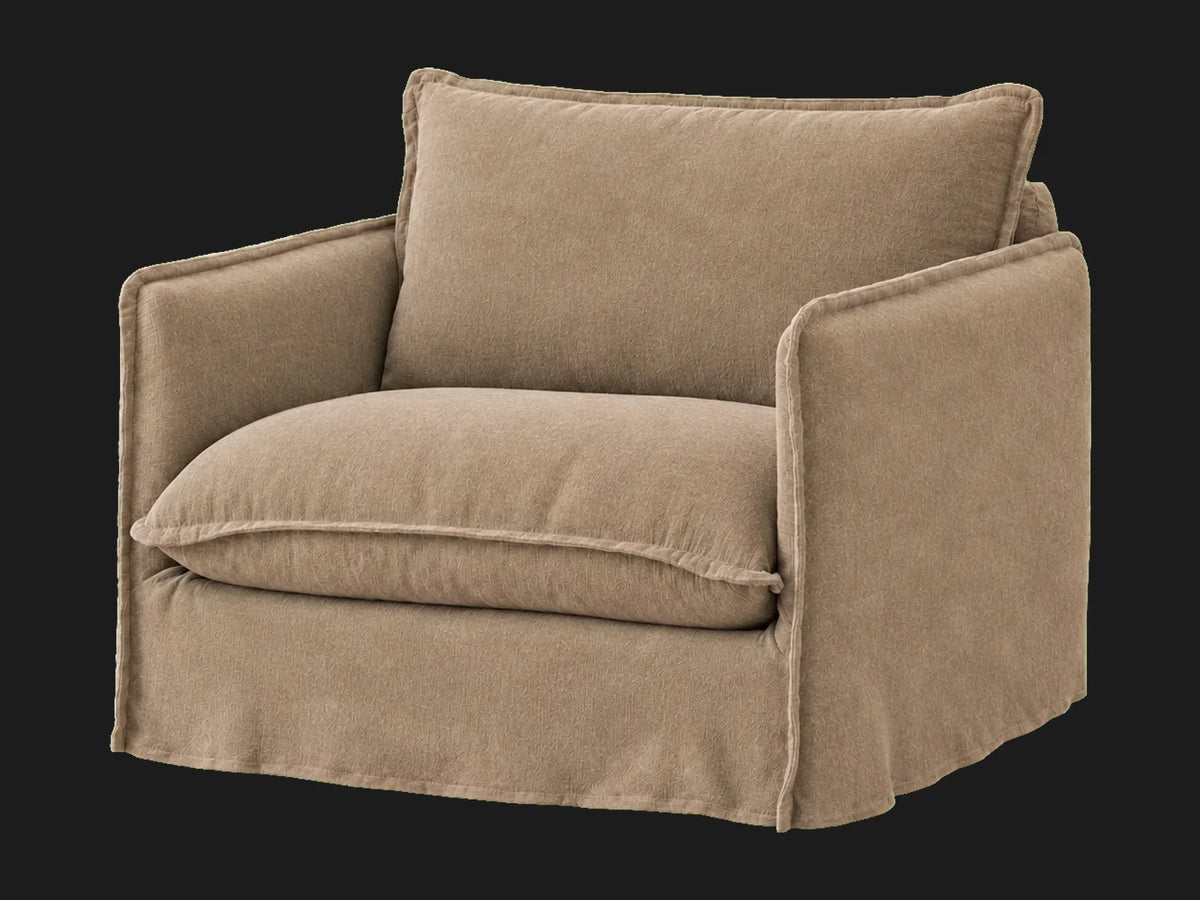 Neva Chair - Mohair Almond