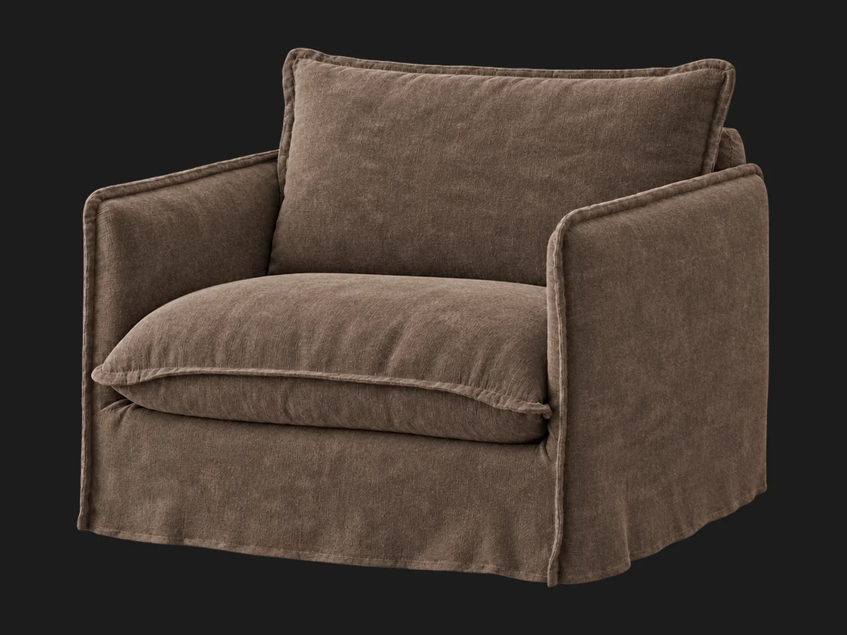 Neva Chair #Fabric & Color_Mohair Mink