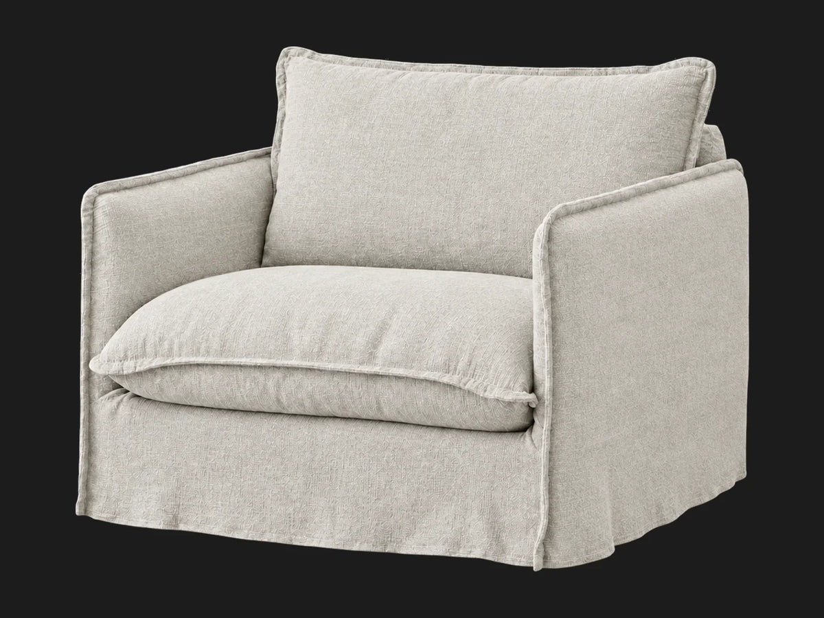 Neva Chair #Fabric & Color_Performance Textural Weave Wisp