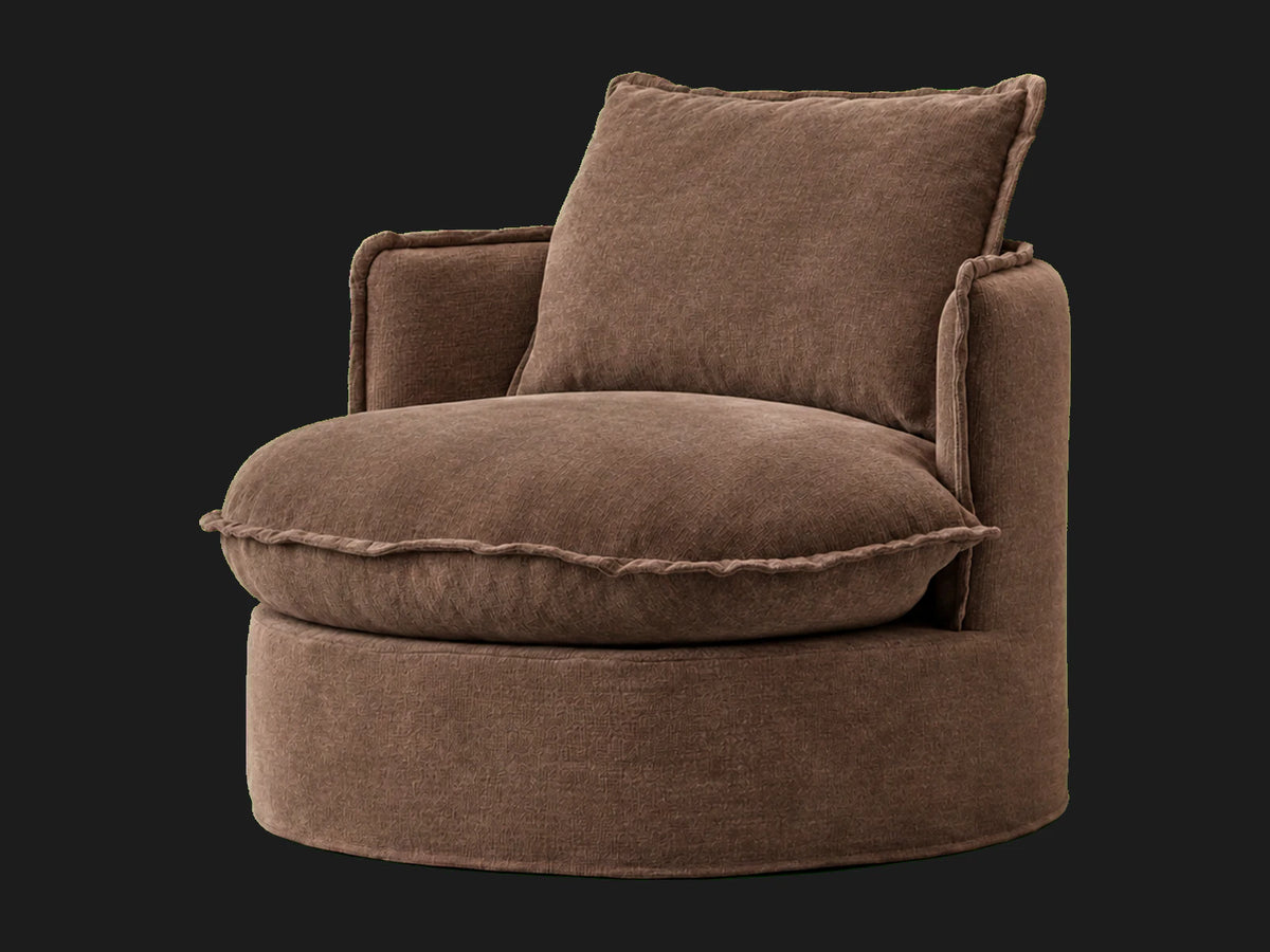 neva-round-swivel-chair #Fabric & Color_Mohair Mink