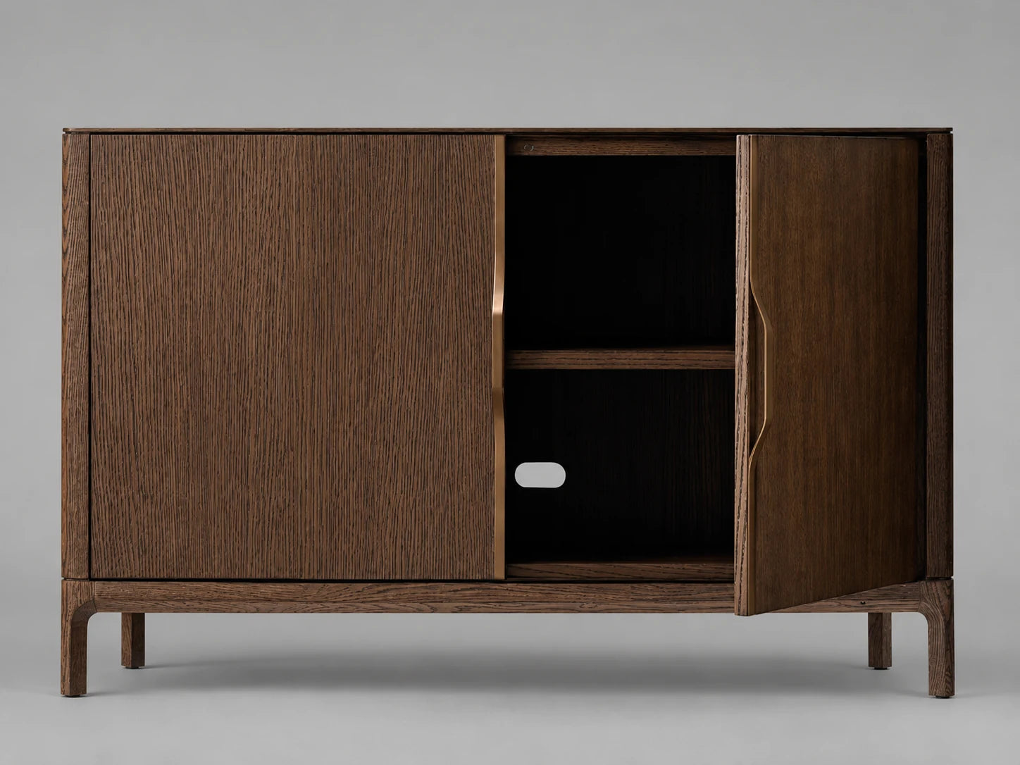 2-Door Oak Sideboard II, detail view