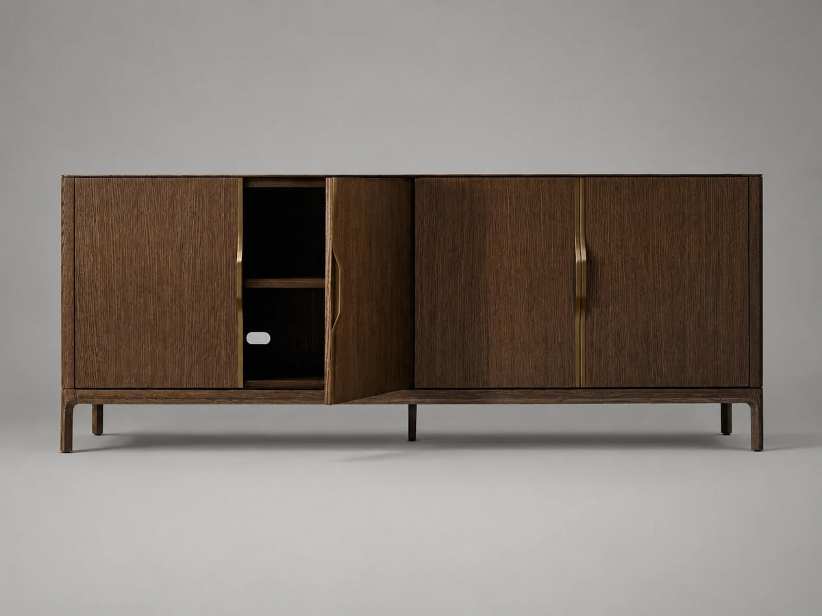 4-Door Oak Sideboard I, detail view