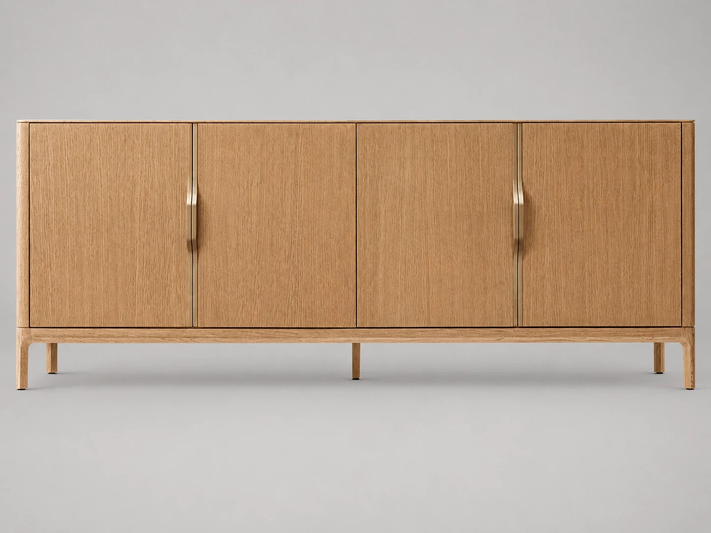 oak-sideboard-4-door-1 #Wood Finish_Natural Oak
