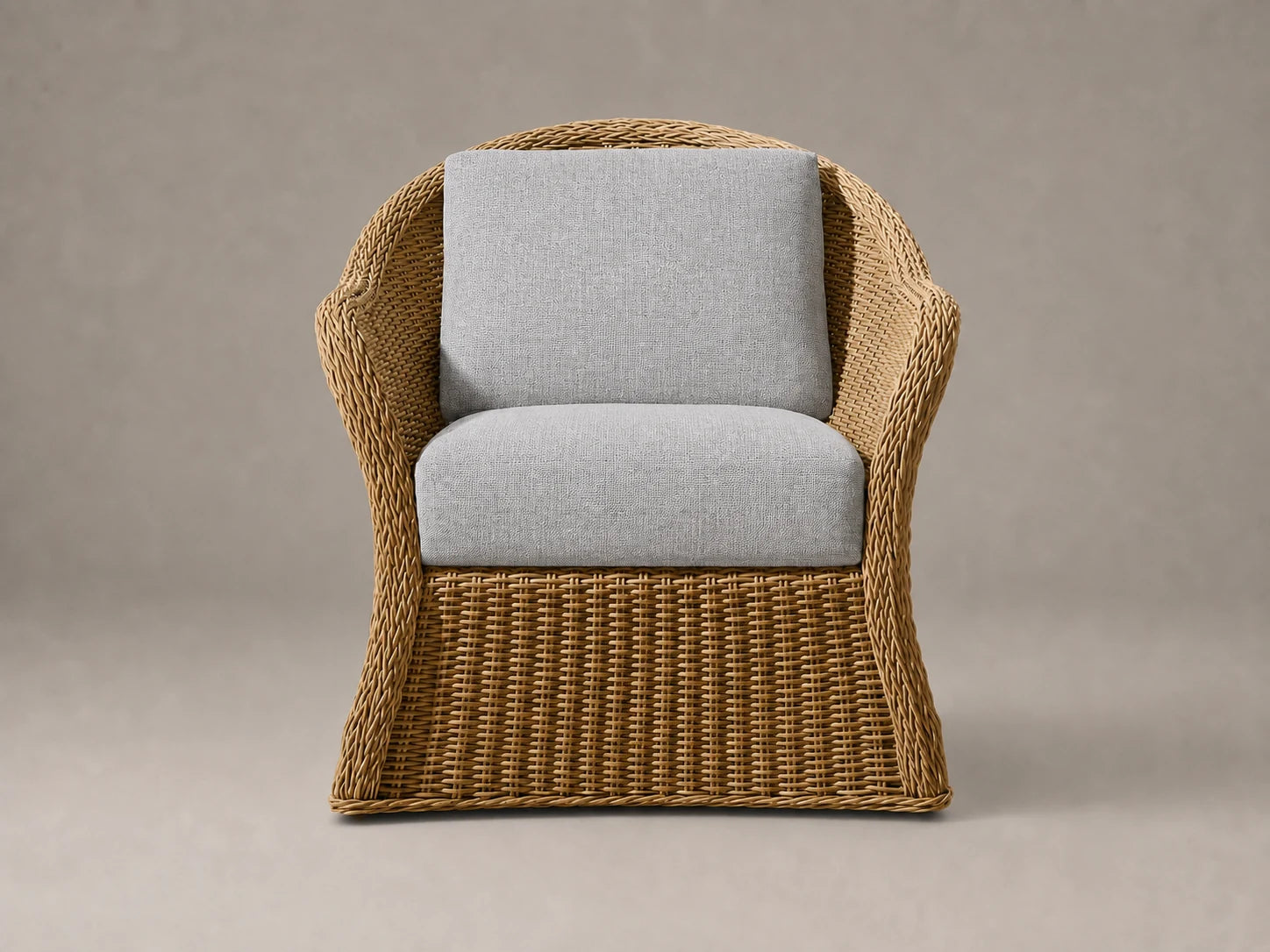 outdoor-swivel-chair-woven-frame-performance-fabric #Fabric & Color_Performance Woven Chenille Steel