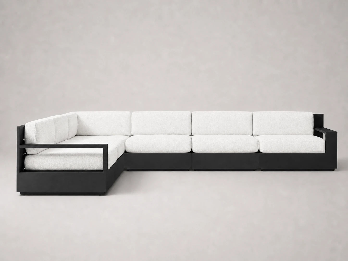 outdoor-modular-l-sectional-sofa-aluminum-frame-performance-fabric #Fabric & Color_Heritage Belgian Linen Egret