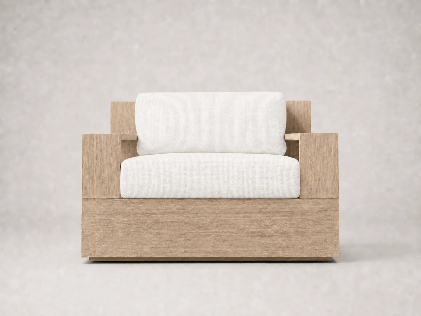 outdoor-lounge-chair-teak-frame-performance-fabric #Fabric & Color_Performance Woven Chenille Lace