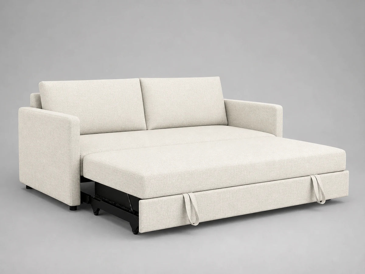 Pacifica sleeper sofa, 45-degree open view